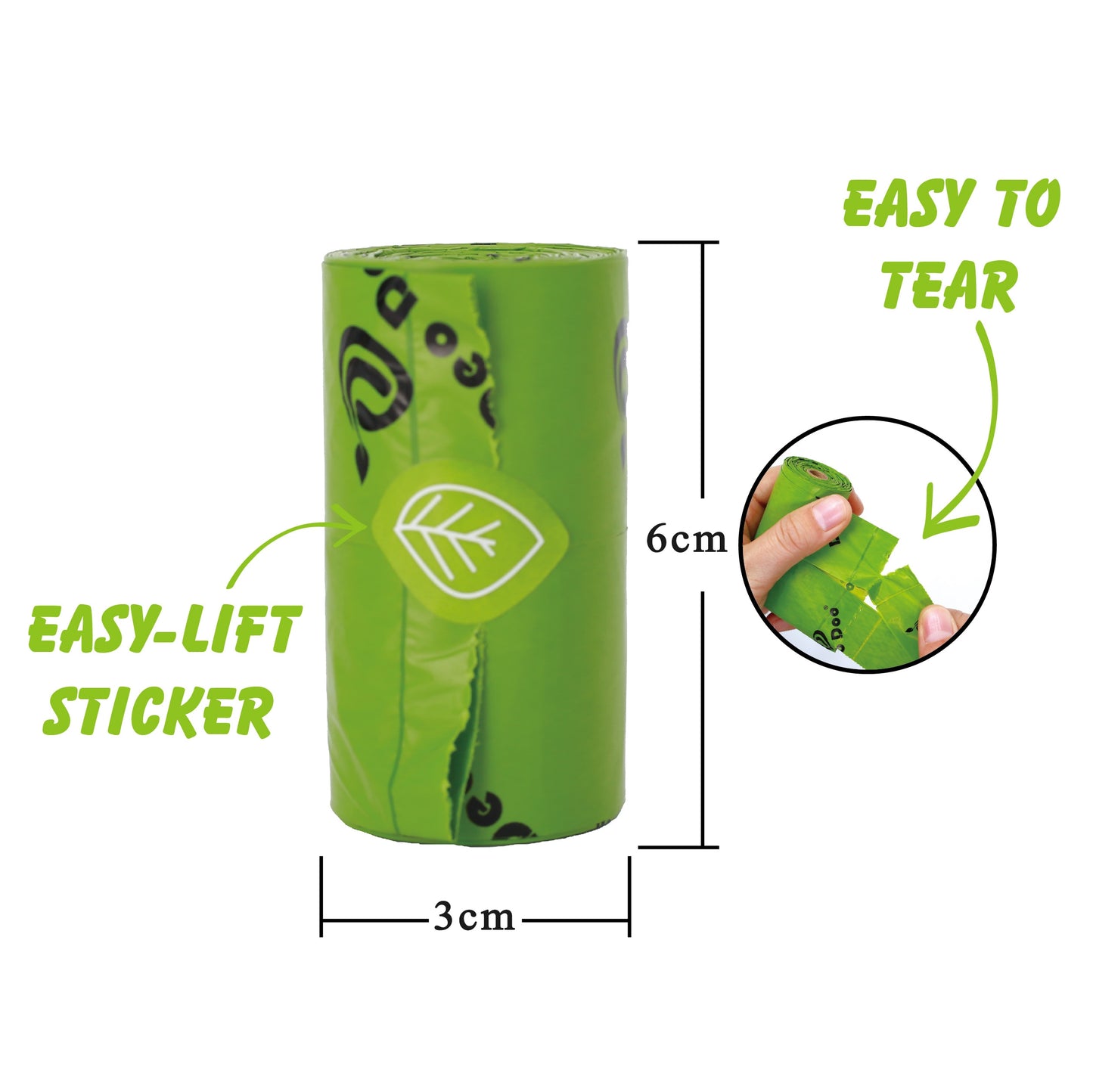 DeoDoo Scented Biodegradable Dog Poop Bags Bulk