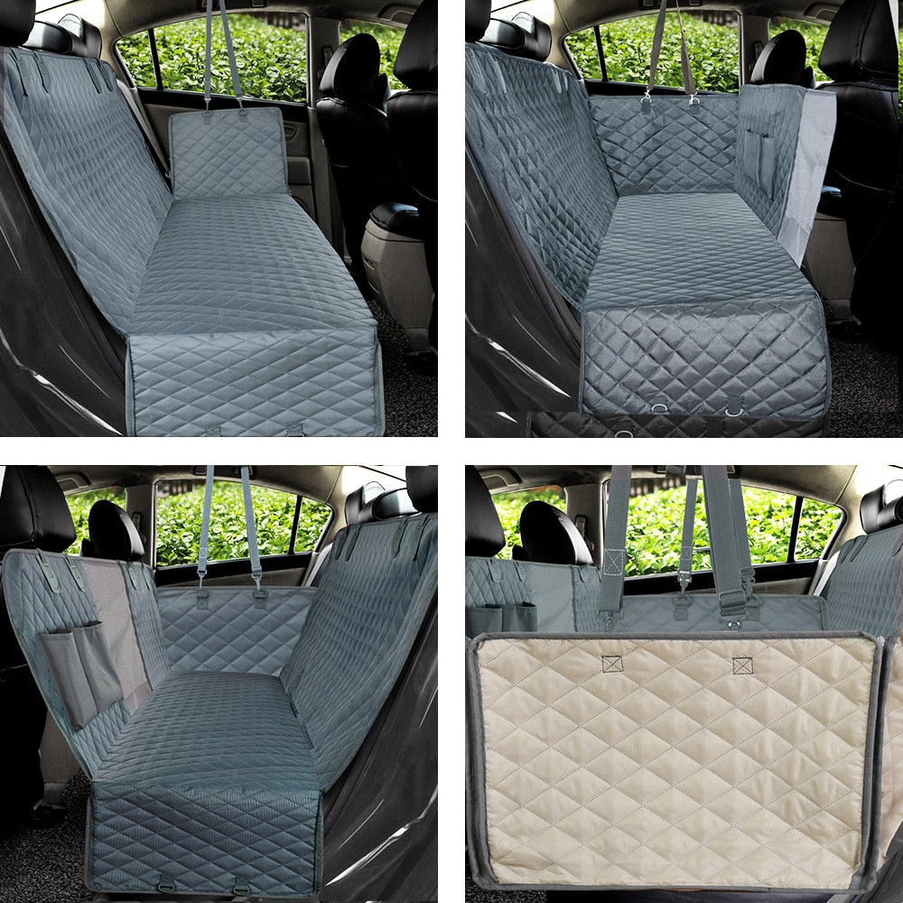Travel pod for dogs. boot/ back seat cover.