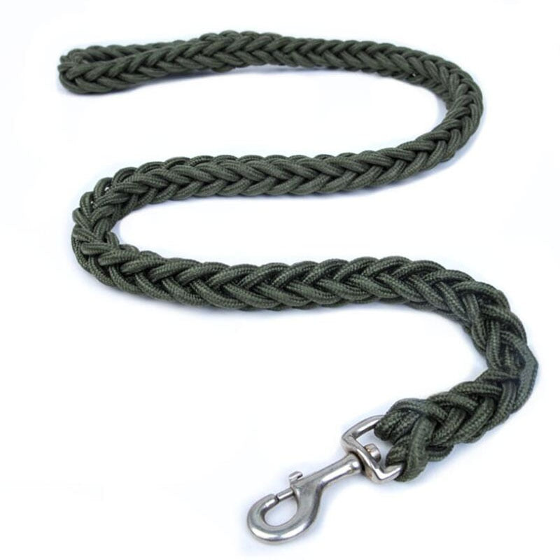 Braided Nylon Dog Leash For Medium To Large Dogs