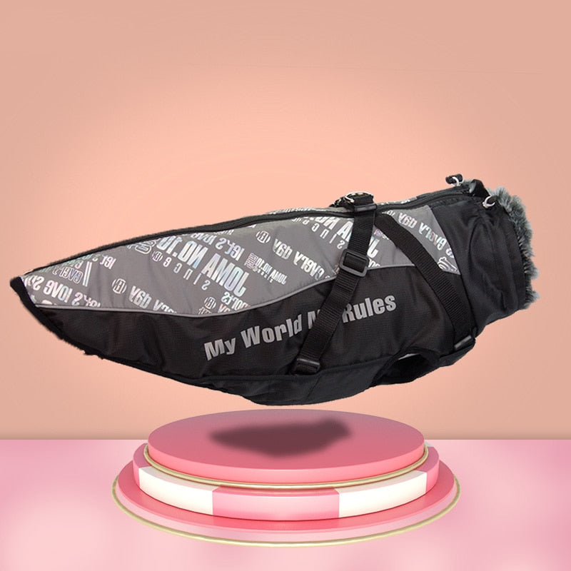 Premium reflective waterproof dog coat