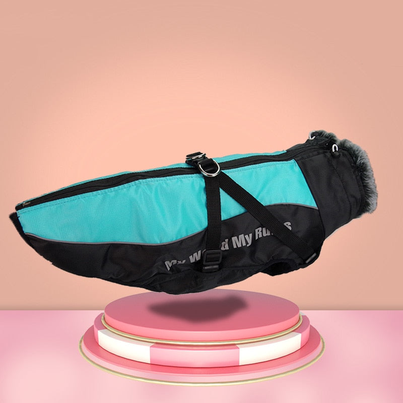 Premium reflective waterproof dog coat