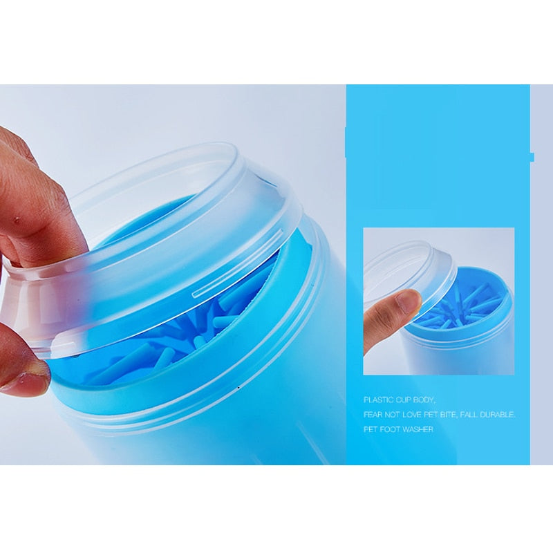 Dog Paw Cleaner Cup for Small-Large Dogs Soft Silicone Foot Wash Tools