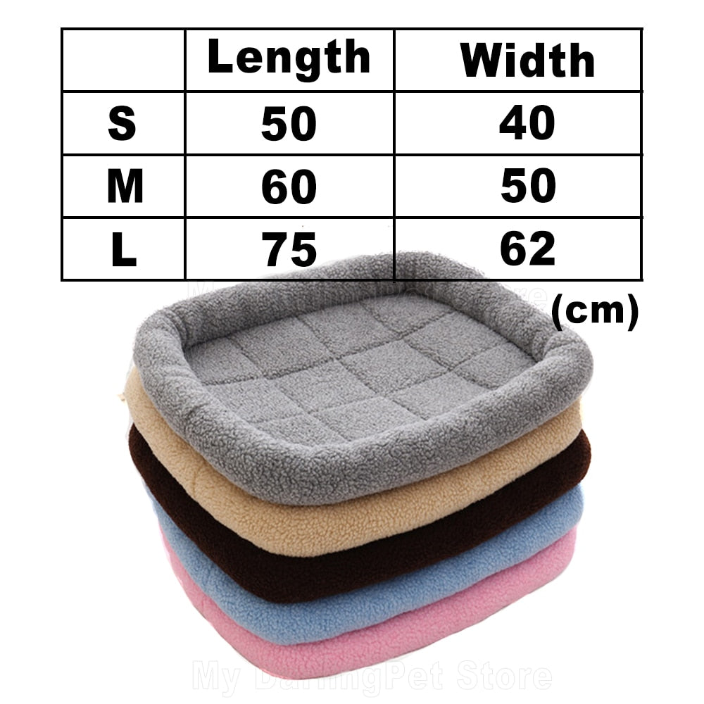 Fluffy calming dog bed/ kennel cushion