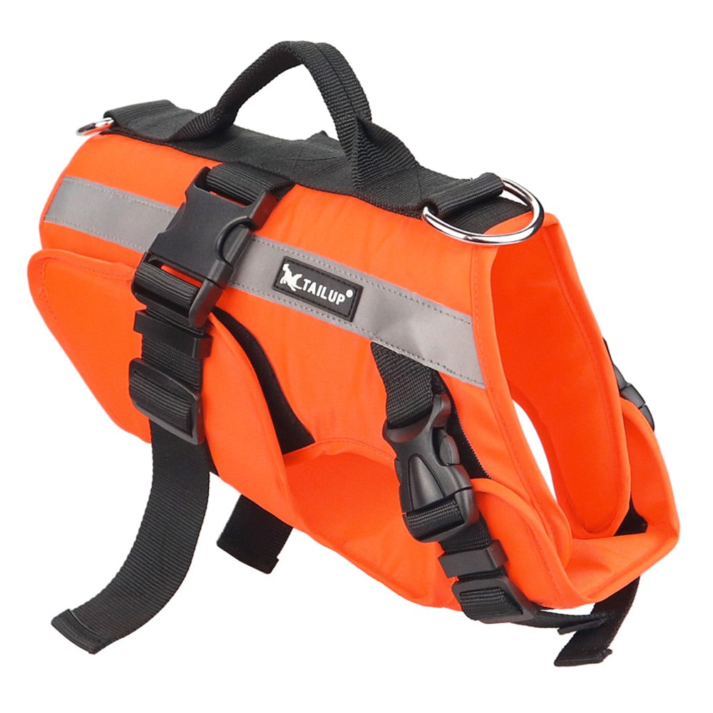 Dog Life Jacket Outdoor Safety Clothes Life Vest For Small Medium Large Dogs