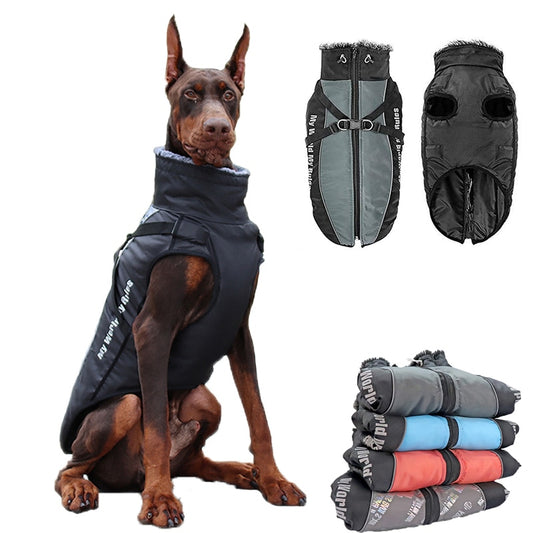 Premium reflective waterproof dog coat