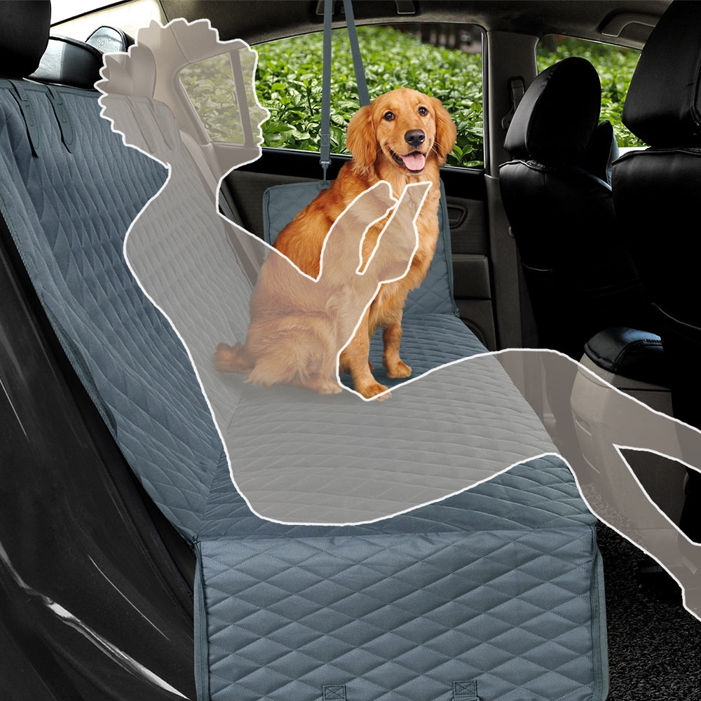 Travel pod for dogs. boot/ back seat cover.