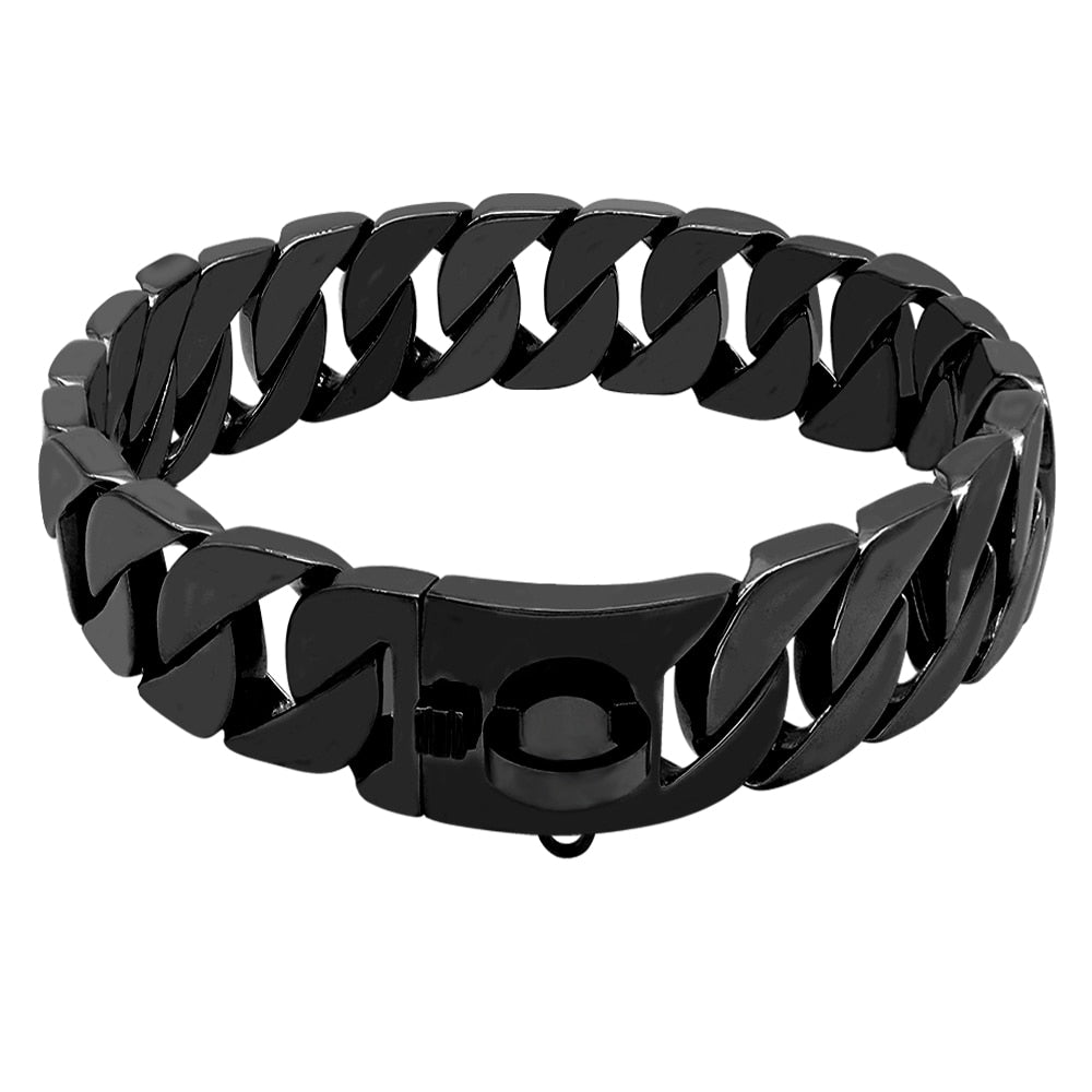 Strong STAINLESS STEEL Dog Chain Collars Stainless Steel Pet Training Choke Collar