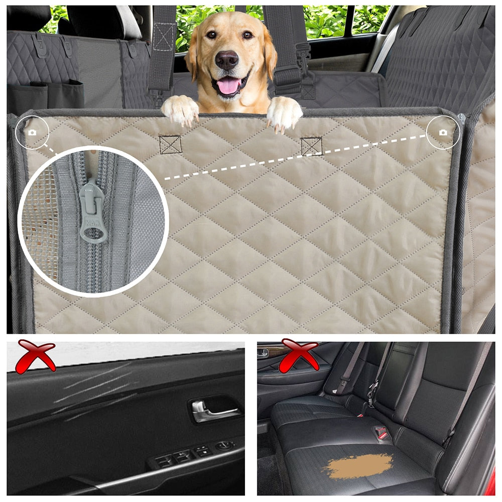 Travel pod for dogs. boot/ back seat cover.