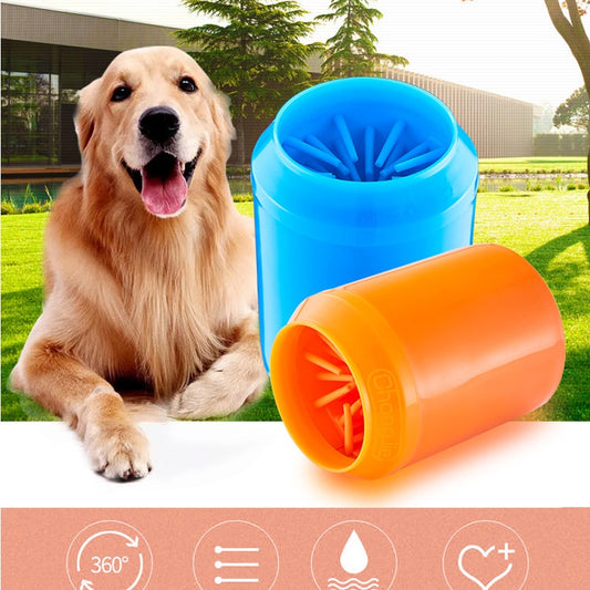 Dog Paw Cleaner Cup for Small-Large Dogs Soft Silicone Foot Wash Tools