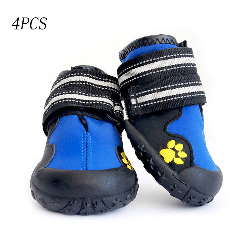 4PCS/set Non Slip Dog Shoes For Dogs.