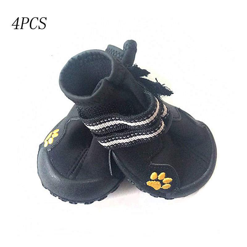 4PCS/set Non Slip Dog Shoes For Dogs.