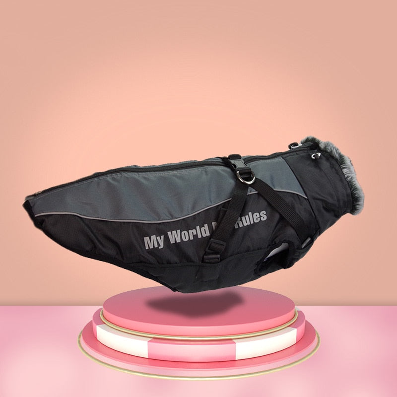 Premium reflective waterproof dog coat