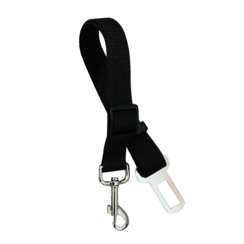 Pet seatbelt adjustable in various colours.