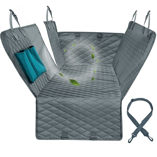Travel pod for dogs. boot/ back seat cover.