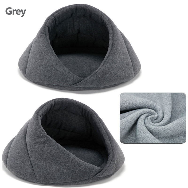 Warm Dog Bed Pet House Soft Suitable Fleece