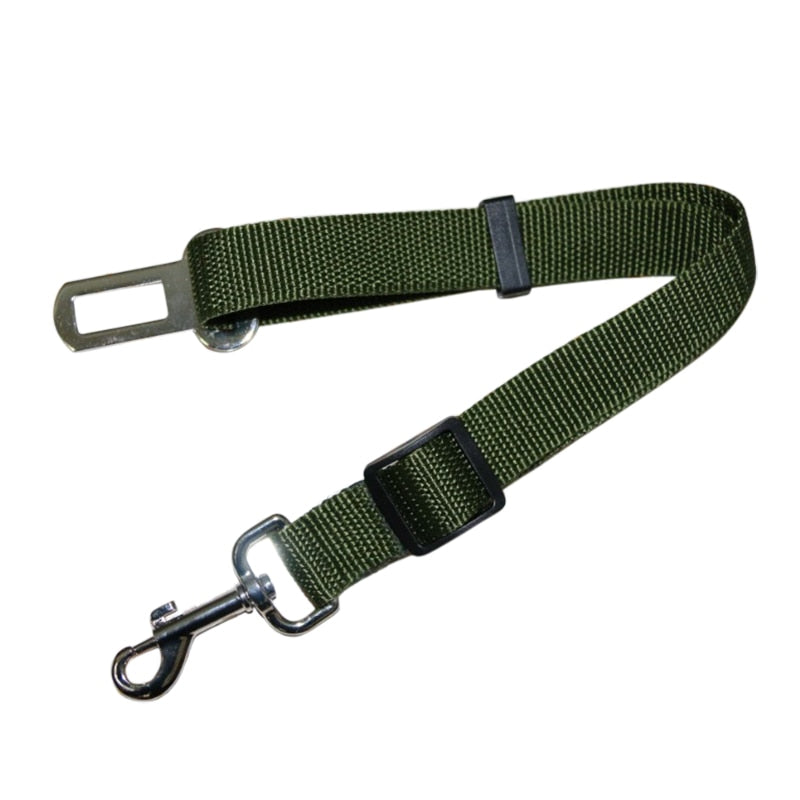 Pet seatbelt adjustable in various colours.