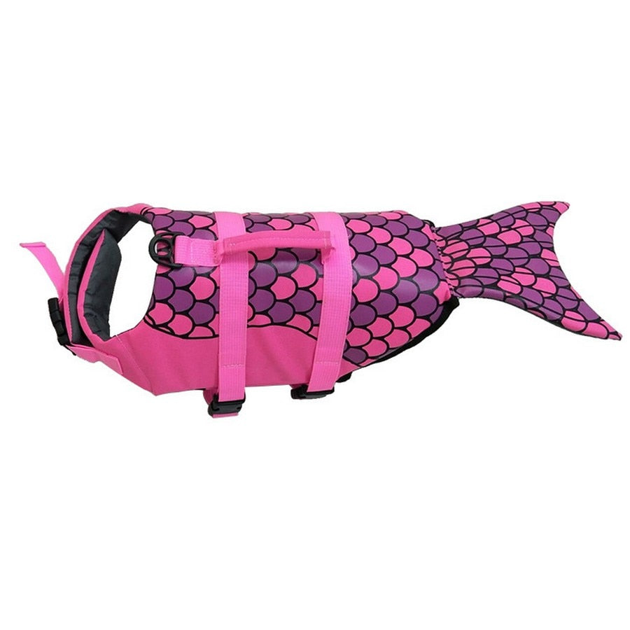 Dog Life Jacket Vest mermaid or shark