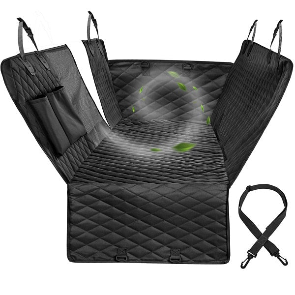 Travel pod for dogs. boot/ back seat cover.