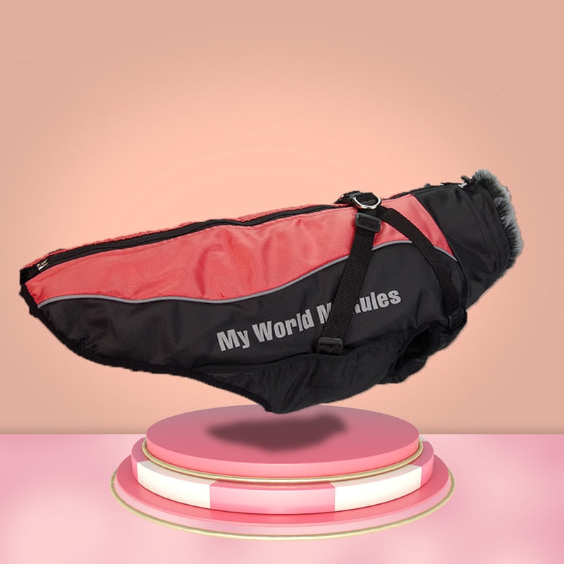 Premium reflective waterproof dog coat