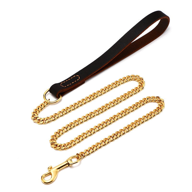Stainless Steel Dog Collar and Matching Dog Lead