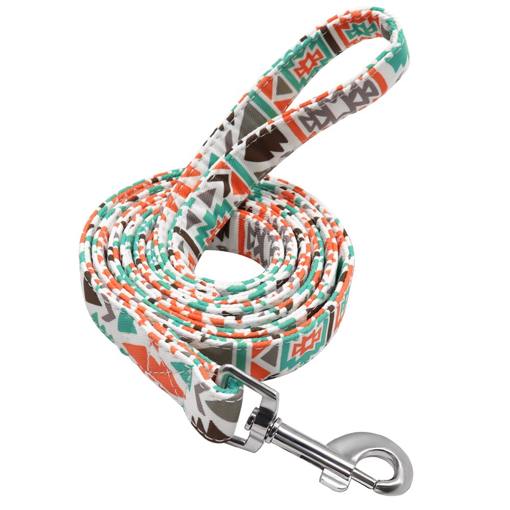 Thick Printed Nylon Dog Leash