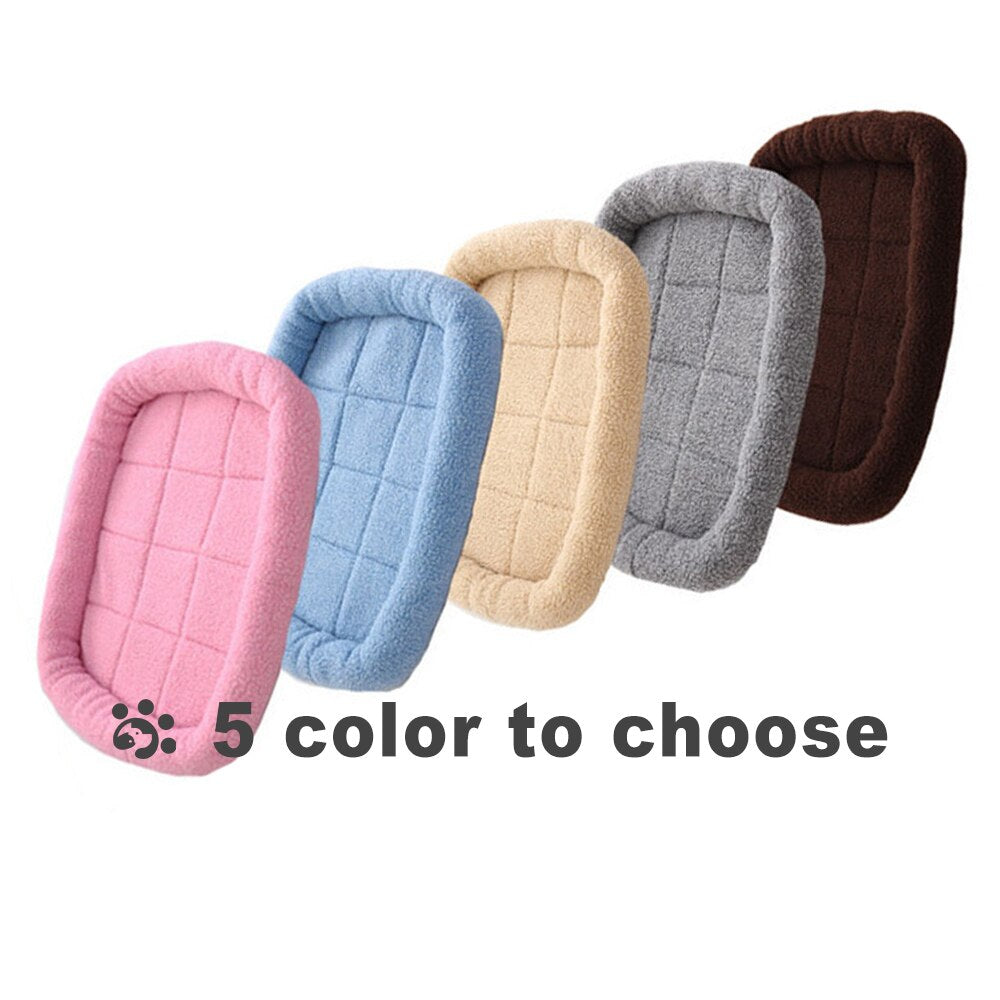 Fluffy calming dog bed/ kennel cushion
