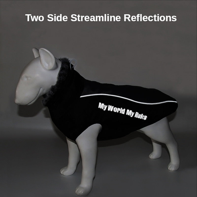 Premium reflective waterproof dog coat
