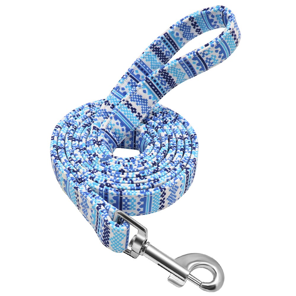 Thick Printed Nylon Dog Leash