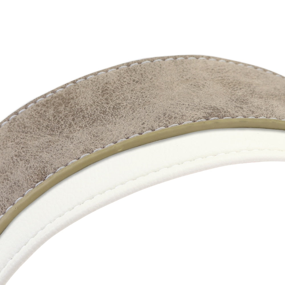 Wide Leather Dog Collar Padded