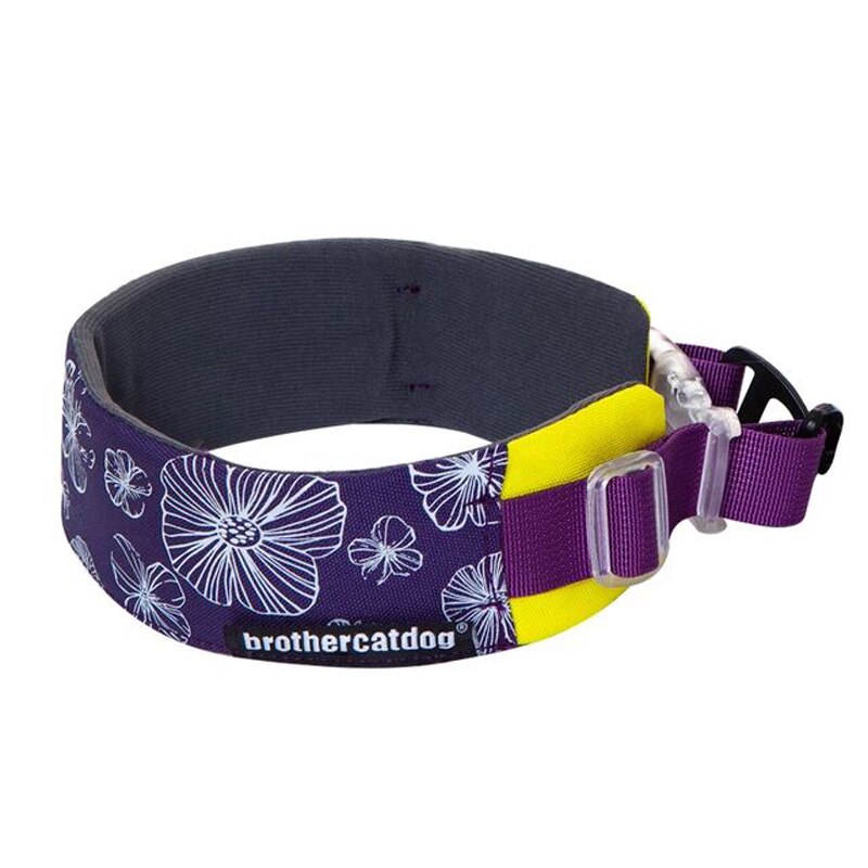 4.5cm Wide Adjustable Breathable Padded Nylon Dog Collar