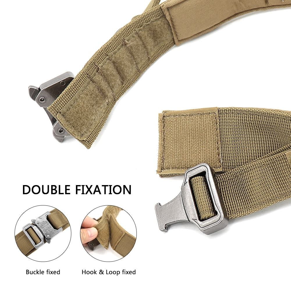 Tactical Military Style Adjustable Dog Collar Durable Nylon