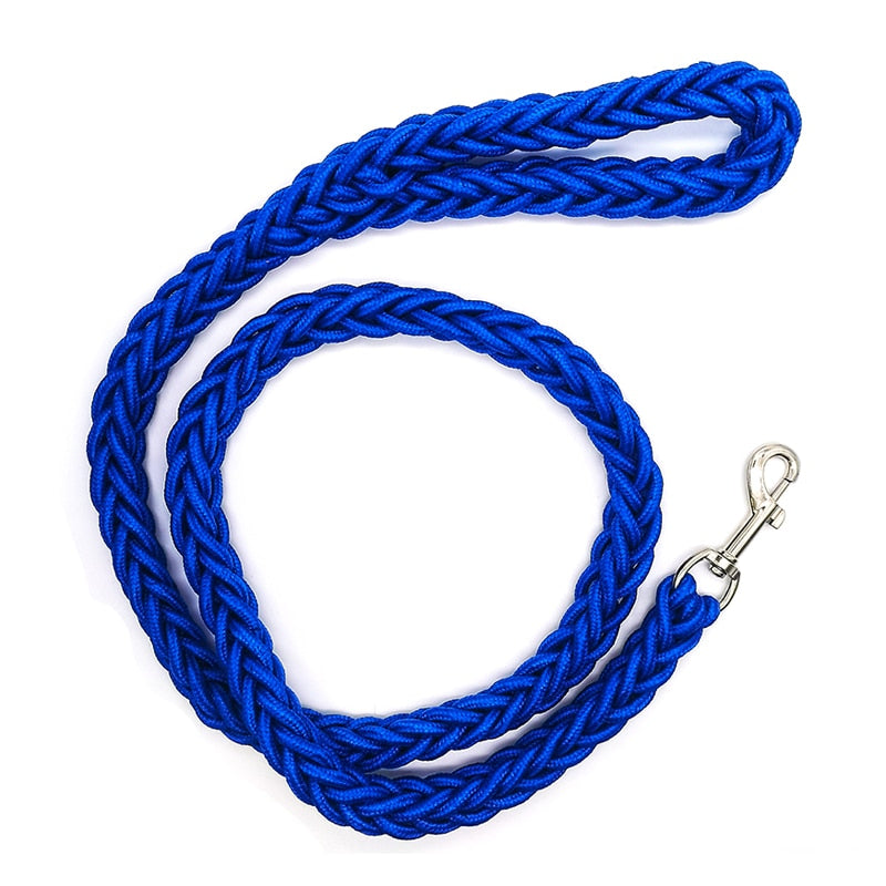 Braided Nylon Dog Leash For Medium To Large Dogs