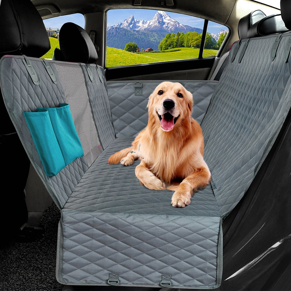 Travel pod for dogs. boot/ back seat cover.