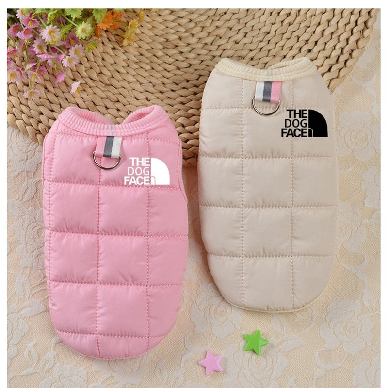 The dog face small dog body warmer