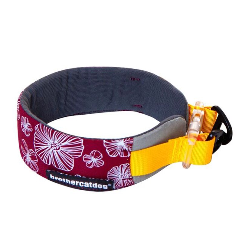 4.5cm Wide Adjustable Breathable Padded Nylon Dog Collar
