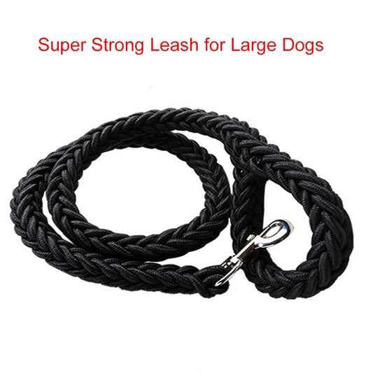 Braided Nylon Dog Leash For Medium To Large Dogs