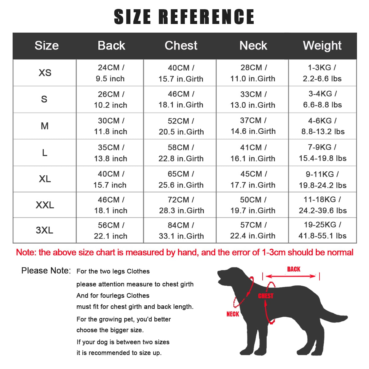 The dog face coat